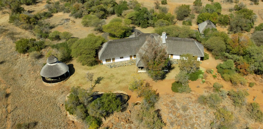 Beispiel einer privaten Lodge auf dem Grundstck