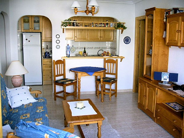 Wohnzimmer Kche der Wohnung in Playas de Vera