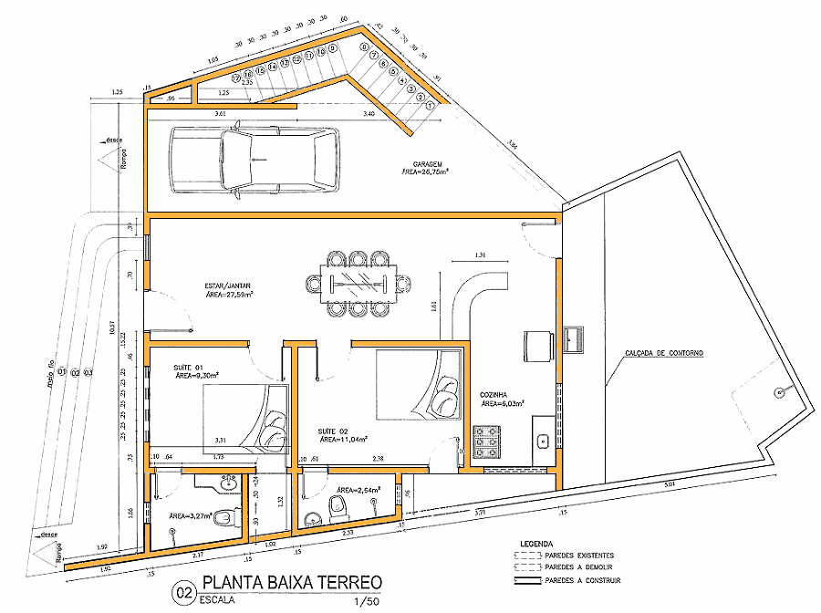 Erdgeschoss vom Haus in Pentecoste