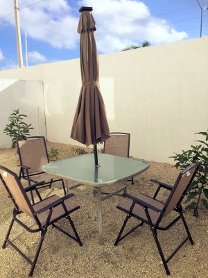 Terrasse vom Ferienhaus