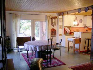Essbereich im Studio des Ferienhauses Essbereich im Studio des Ferienhauses