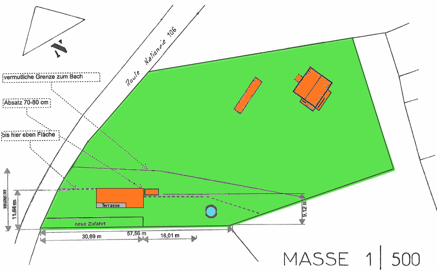 Grundstück vom Feriendomizil in Südfrankreich Grundstück vom Feriendomizil in Südfrankreich