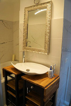 Bad vom Apartment in Venedig