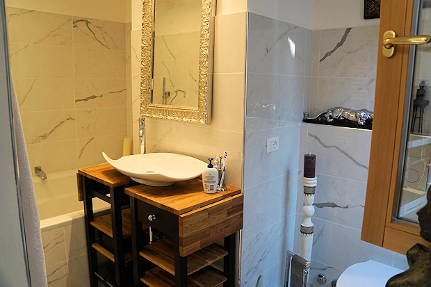 Badezimmer der Eigentumswohnung in Venedig