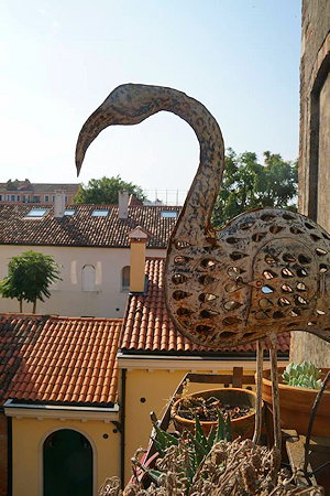 Balkon vom Apartment in Venedig