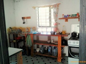 K�che vom Wohnhaus in Maun