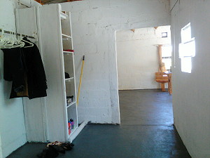 Diele vom Wohnhaus in Maun