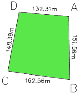 Ausma�e vom Land zum Ferienhaus
