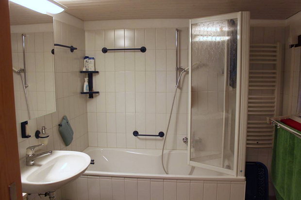 Badezimmer vom Ferienhaus