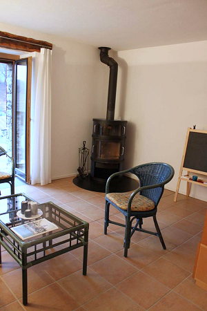 Kaminofen im Landhaus