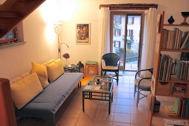 Wohnbereich vom Landhaus in Palagnedra der Schweiz