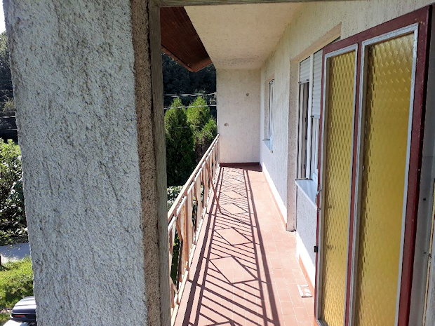 Balkon Richtung Osten vom Ferienhaus