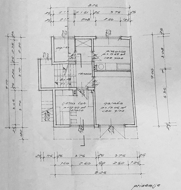 Erdgeschoss vom Ferienhaus Wohnhaus in Karlovac Kroatien