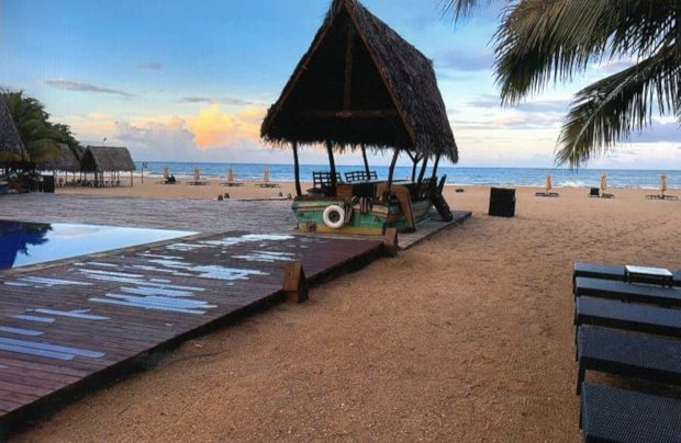 Strand nah dem Baugrundst�ck