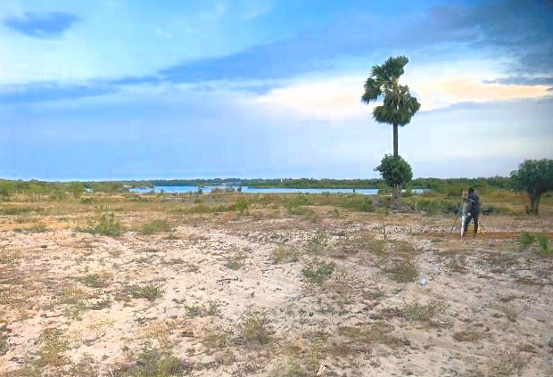 Bauland der Ostprovinz Sri Lankas