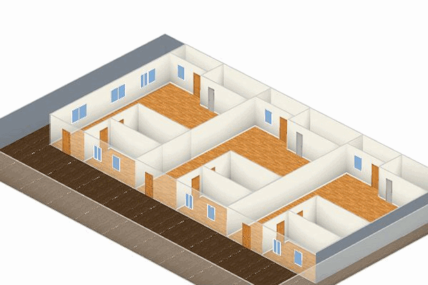 Grundrisse der Apartments im Haus