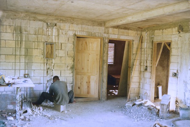 Ferienhaus in der Bauphase