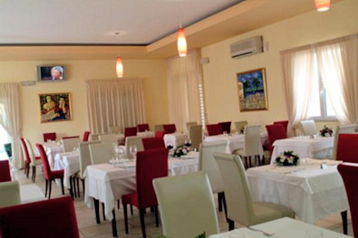 Restaurant der Apartmentanlage