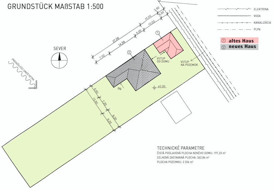 Grundstck der Wohnhuser in Dunasziget Gyor-Moson-Sopron Ungarn