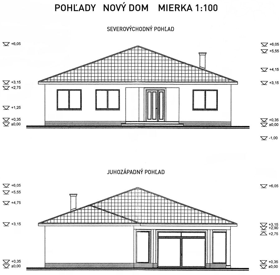 Ansicht vom neuen Wohnhaus