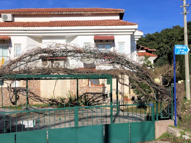 Eingangsbereich zum Ferienhaus in Kiris Kemer