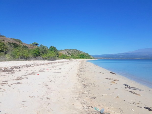 Strand nah der Baugrundst�cke auf Sumbawa