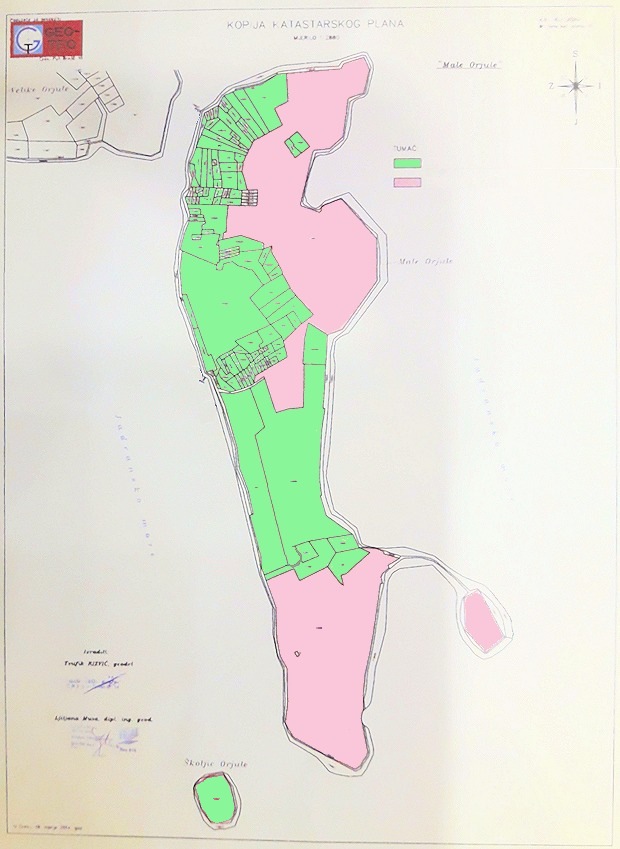 Male Orjule Inselgrundstück in Kroatien zum Kaufen Male Orjule Inselgrundstück in Kroatien zum Kaufen