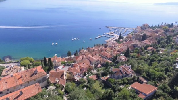Ausblick vom Einfamilienhaus in Opatija Kroatien