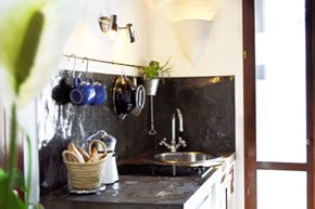 K�chenzeile vom Apartment