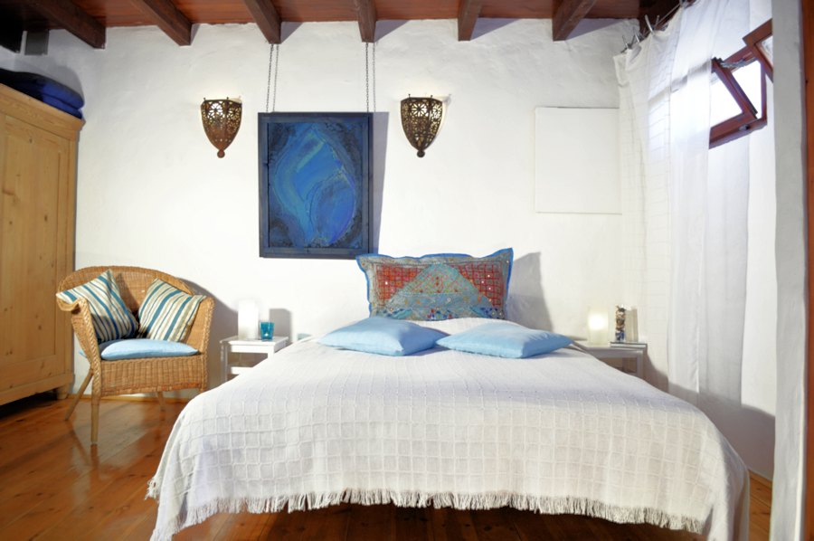 Schlafbereich der Casita 2 im Resort auf Lanzarote