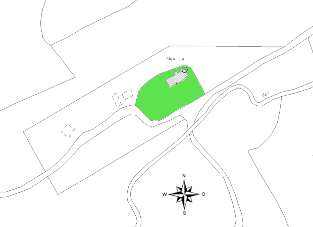 Grundstck vom Bauernhaus zum Ausbau