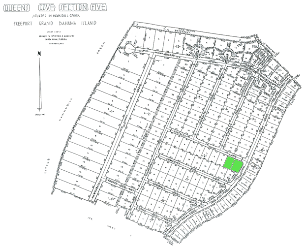 Queens Cove Baugrundstcke Bauland auf Grand Bahama Island