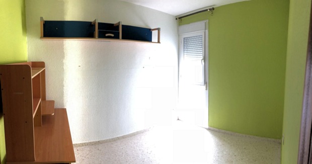 Schlafzimmer des Ferienhauses in Lebrija