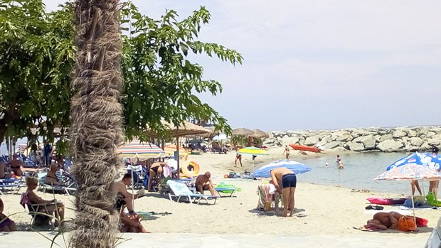 Strand von Nei Pori der Gemeinde Dion-Olympos