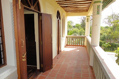 Balkon der Villa in Kenia