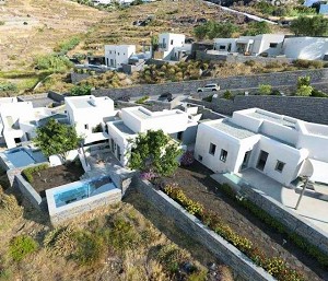 Wohnhuser mit Meerblick auf Paros