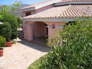 Terrasse vom Ferienhaus