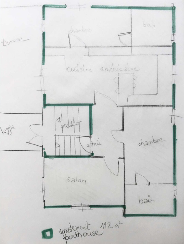 1. Obergeschoss vom Einfamilienhaus