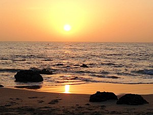 Meer und Strand unweit vom Mehrfamilienhaus