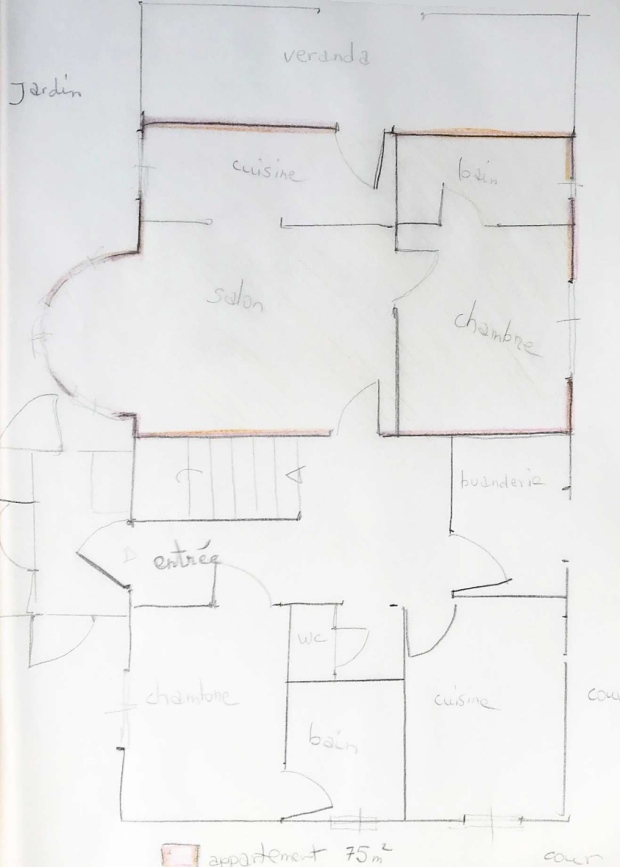 Grundriss Einfamilienhaus erdgeschoss