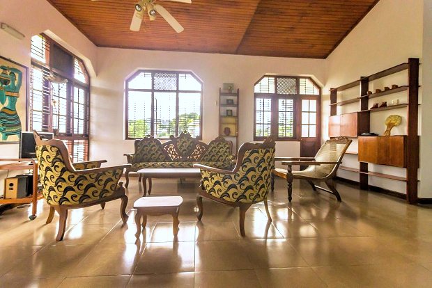 Wohnbereich vom Ferienhaus in Kandy