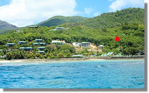 Grundstck mit Meerblick auf Mahe Seychellen Bezirk Port Glaud