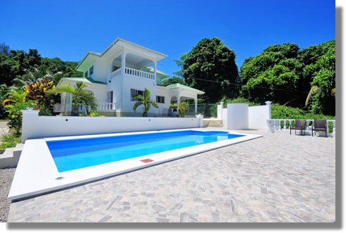 Villa mit Pool auf Mahe Seychellen District Port Glaud