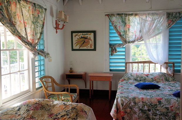 Schlafzimmer im Great House Jamaika