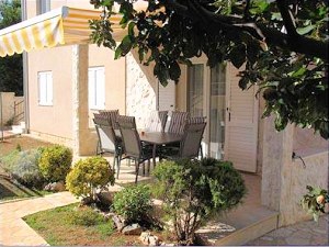 Terrasse des Gästeapartments im Ferienhaus Terrasse des Gästeapartments im Ferienhaus