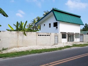 Geschftshaus an der Strae auf Cebu