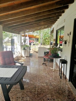 Terrasse vom Ferienhaus