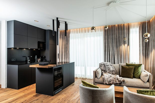 Kche Wohnbereich eines Hauses