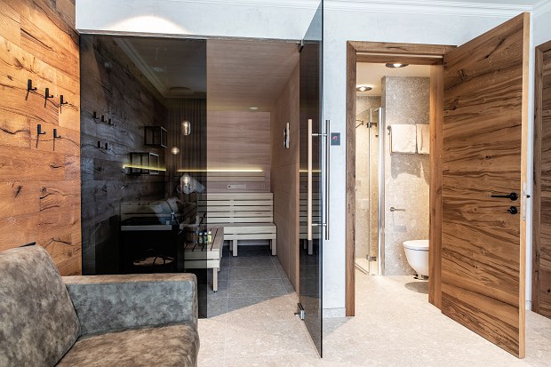 Sauna und Toilette des Hauses