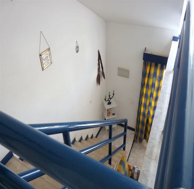 Treppenaufgang zum Obergeschoss des Ferienhauses Treppenaufgang zum Obergeschoss des Ferienhauses